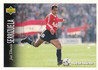 Jose Tiburcio Serrizuela Atletico Independiente 1995 Upper Deck Futbol Argentina #22